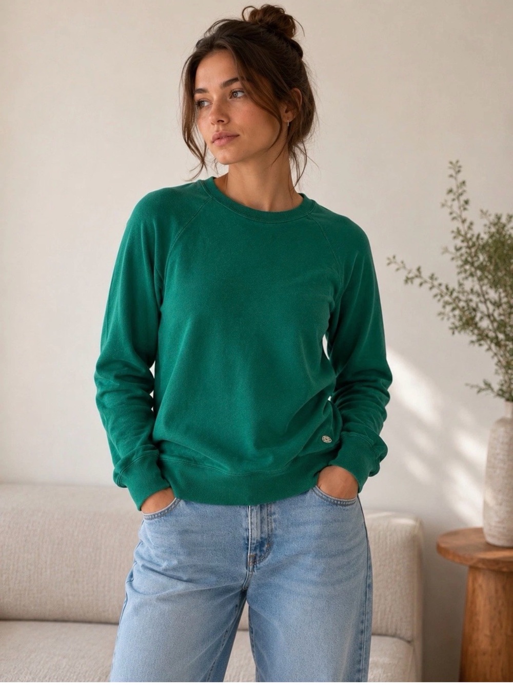 Lilly Pulitzer Emerald Green Crewneck Sweater
